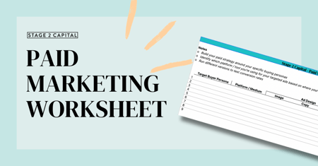 Paid Marketing Worksheet