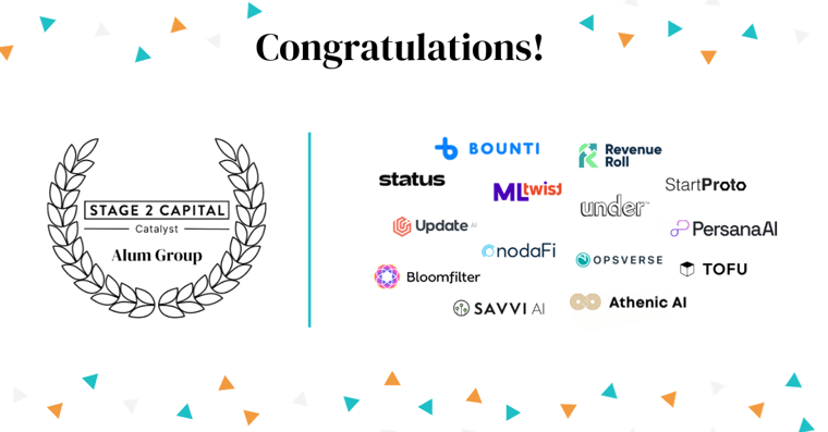 That's a Wrap! Congrats to the 2023 Stage 2 Capital Catalyst Cohort