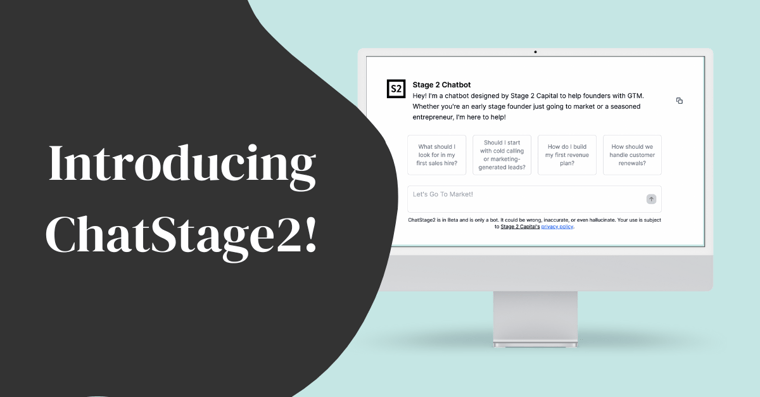 Get your GTM questions answered in real time with ChatStage2!