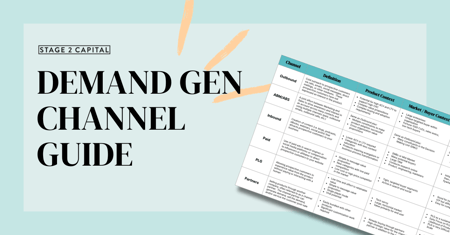 Demand Generation Channel Guide