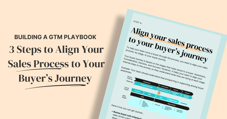 3 Steps to Align Your Sales Process to Your Buyer's Journey