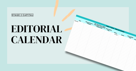 Editorial Calendar