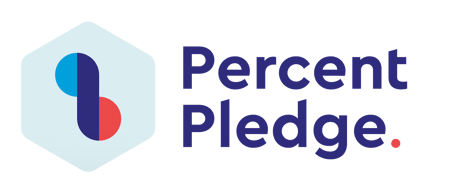 percent pledge logo